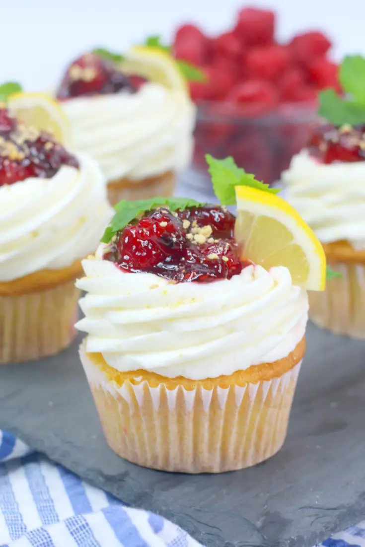 Lemon Raspberry Cupcakes