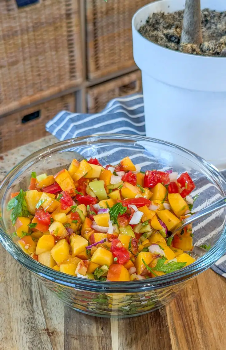 Fresh peach salsa recipe