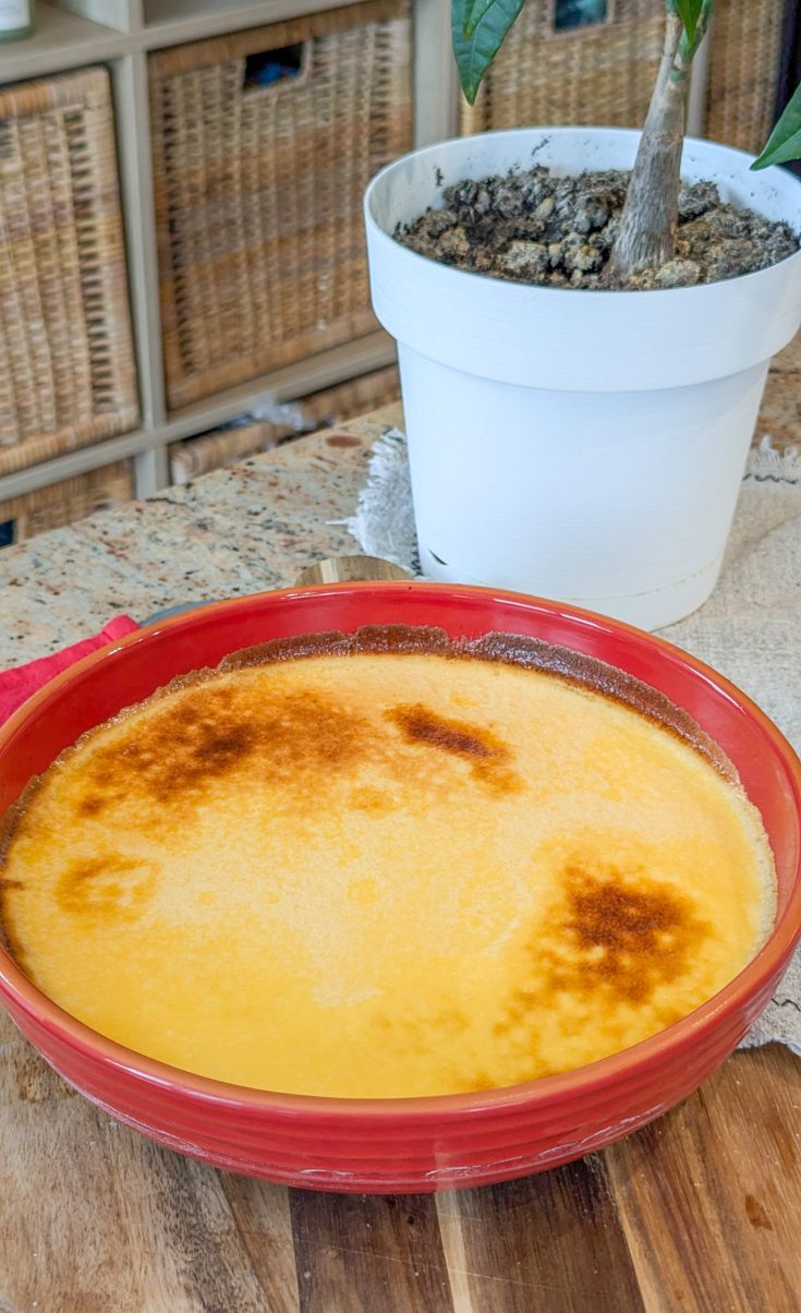 Amish baked custard