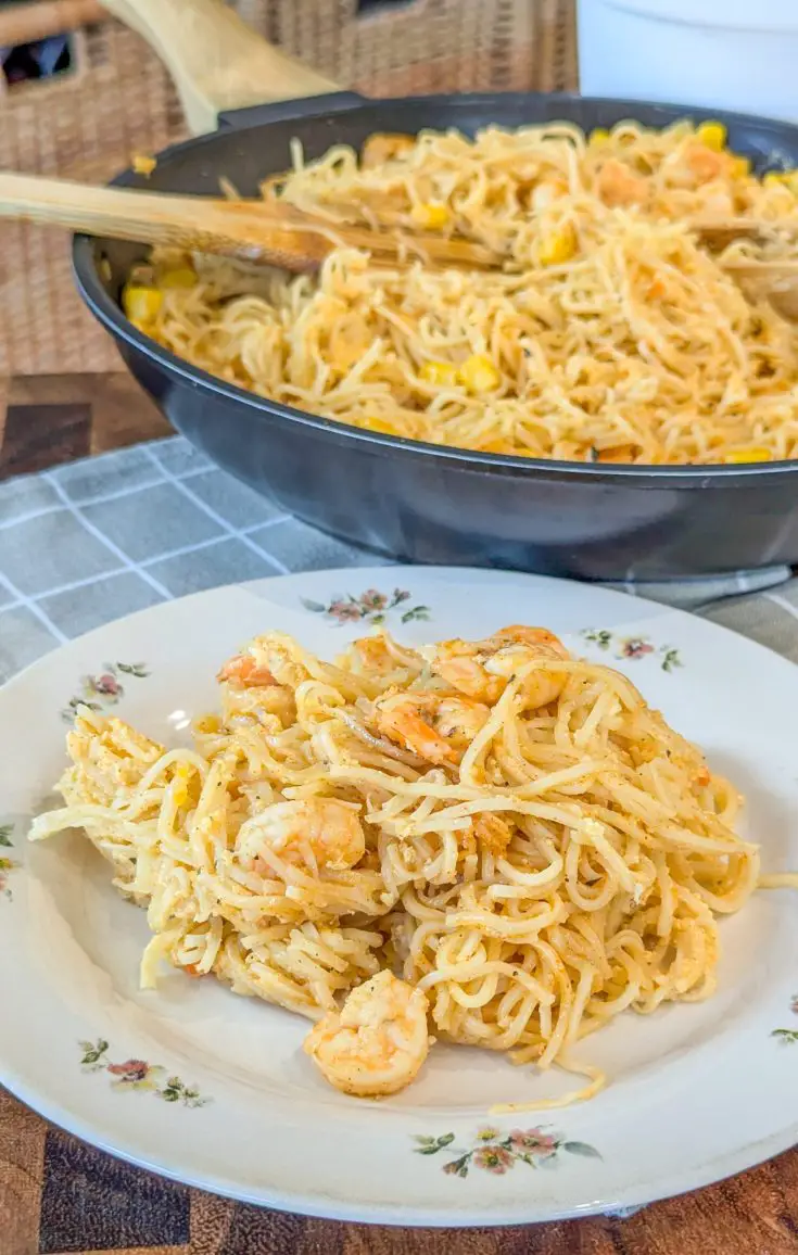 Spicy Cajun seafood ramen